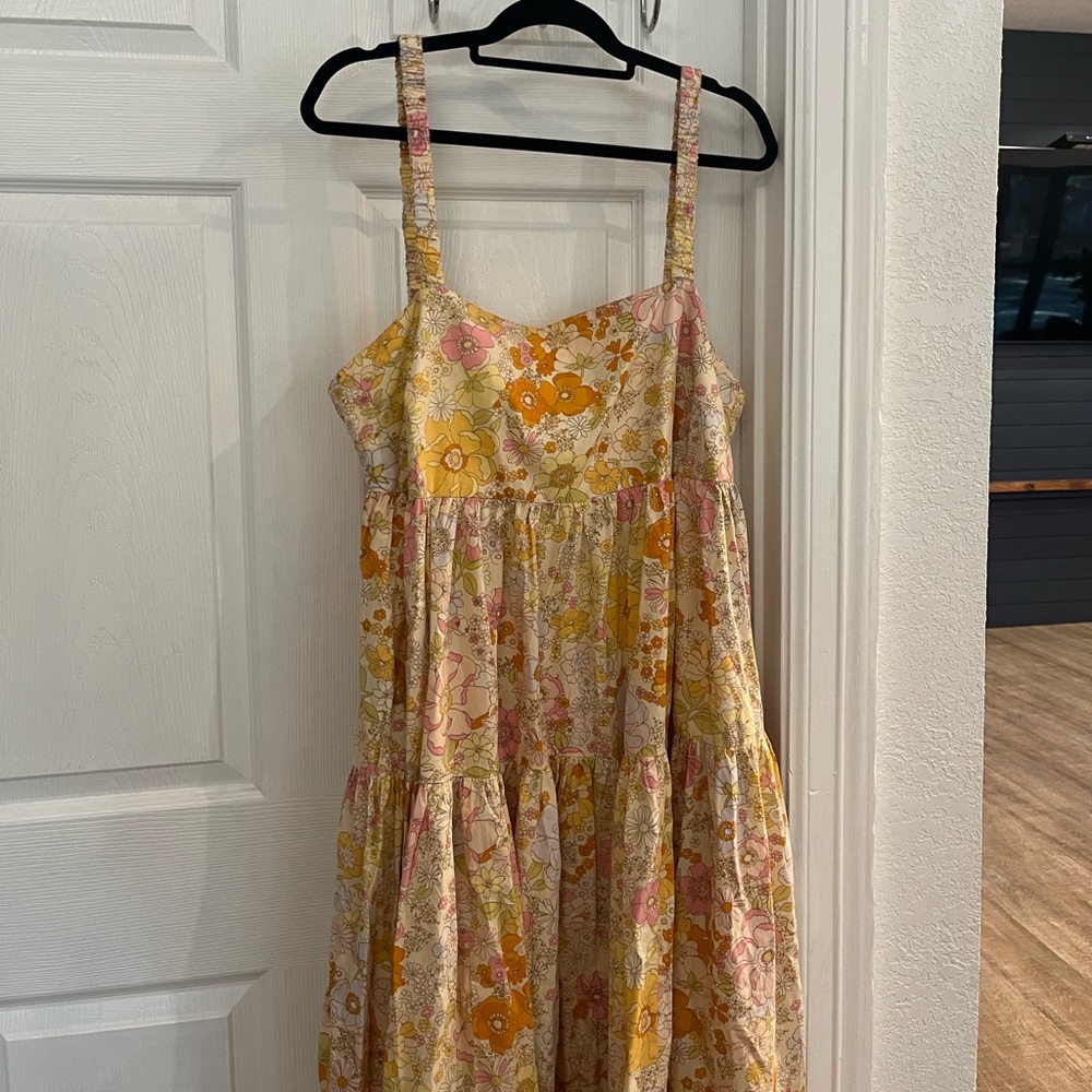 Free People Slope Maxi Dress in Blossom Combo, Size Large - Picture 8 of 10